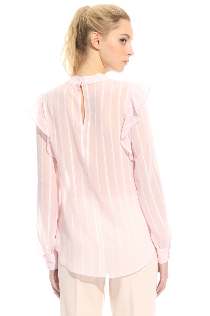 Blusa in crepe operata Fashion Market Blusa in crepe operata Fashion Market