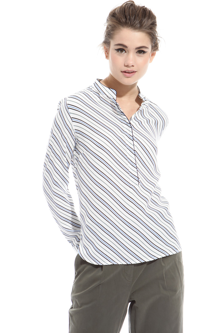 Blusa in tessuto fluido Fashion Market Blusa in tessuto fluido Fashion Market