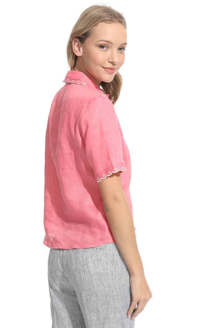 Camicia in lino ricamato Fashion Market Camicia in lino ricamato Fashion Market
