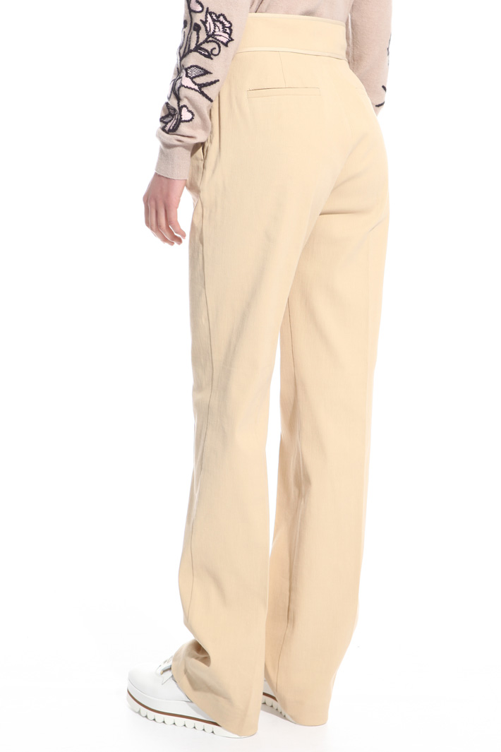 Pantalone in cotone cannetté Fashion Market Pantalone in cotone cannetté Fashion Market