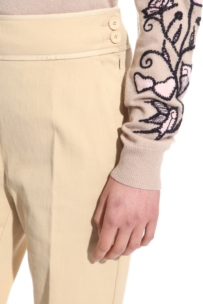 Pantalone in cotone cannetté Fashion Market Pantalone in cotone cannetté Fashion Market