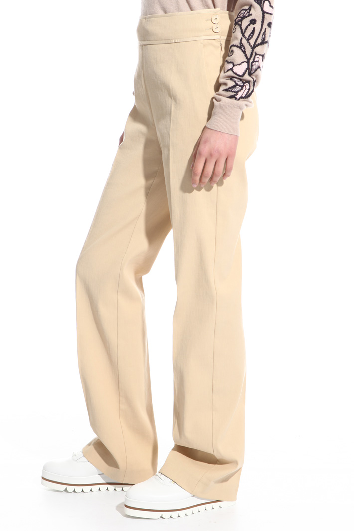 Pantalone in cotone cannetté Fashion Market Pantalone in cotone cannetté Fashion Market