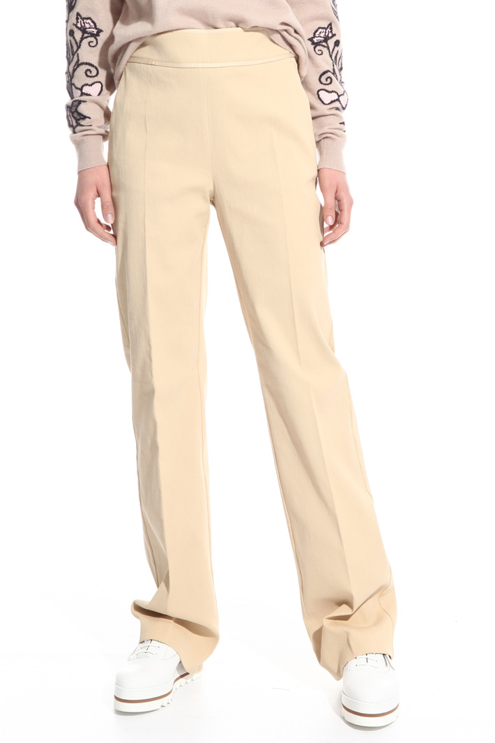 Pantalone in cotone cannetté Fashion Market Pantalone in cotone cannetté Fashion Market