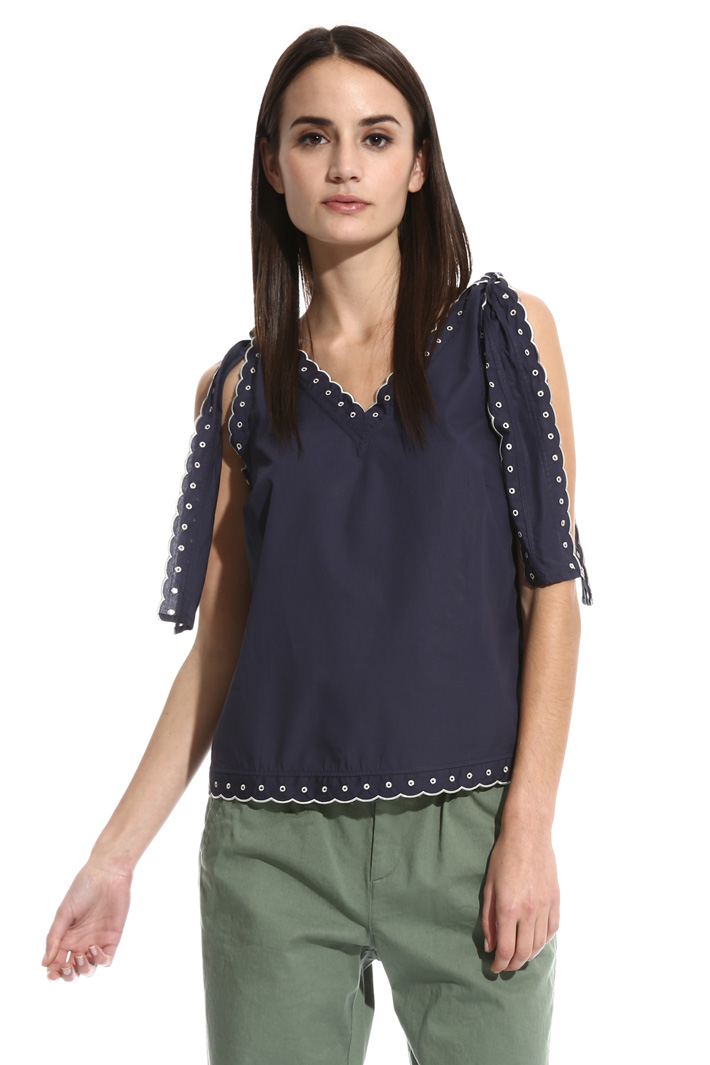 Top con bordi smerlati Fashion Market Top con bordi smerlati Fashion Market
