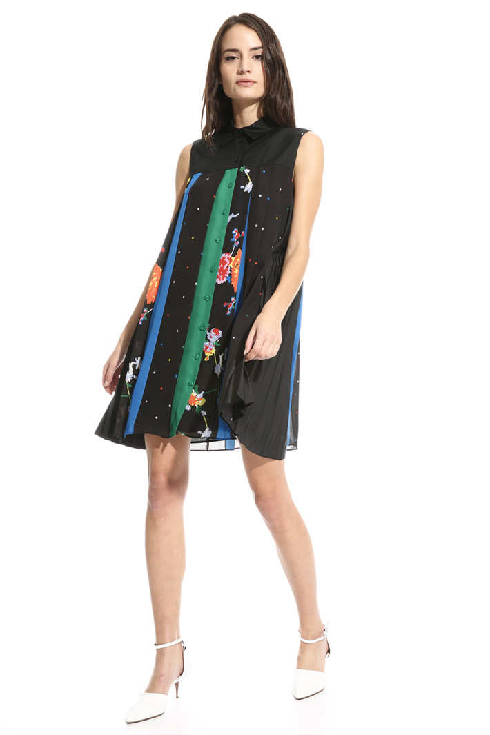 Abito in georgette multicolor Fashion Market Abito in georgette multicolor Fashion Market