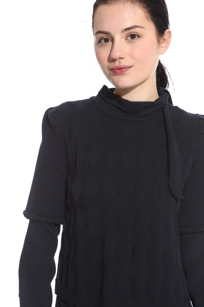 Abito con maglia sovrapposta Fashion Market Abito con maglia sovrapposta Fashion Market