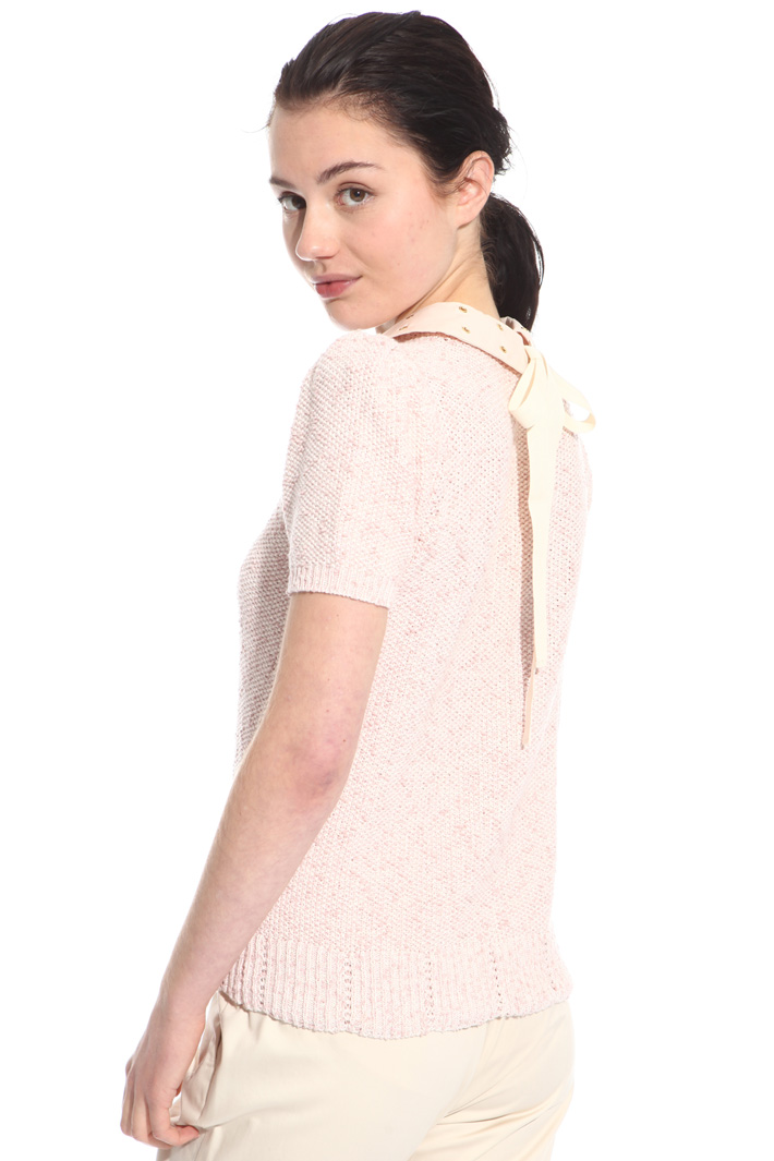 Maglia con colletto decoro Fashion Market Maglia con colletto decoro Fashion Market