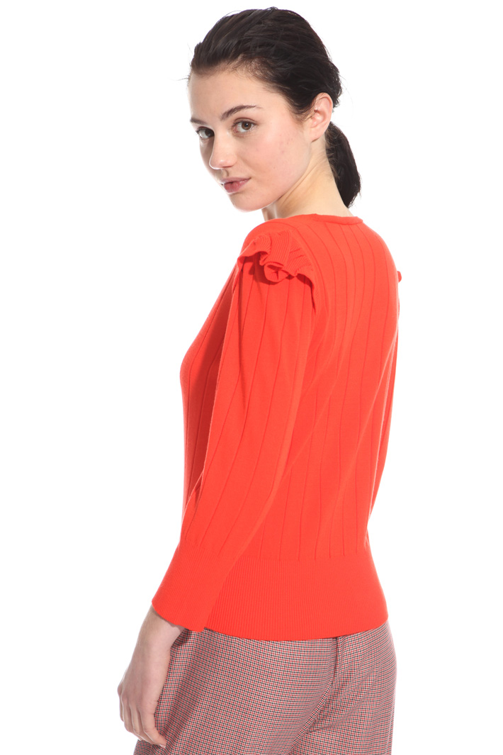Maglia con volant sulle spalle Fashion Market Maglia con volant sulle spalle Fashion Market