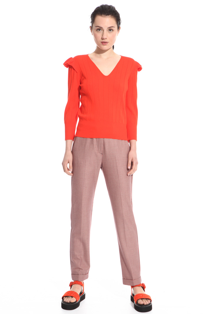 Maglia con volant sulle spalle Fashion Market Maglia con volant sulle spalle Fashion Market