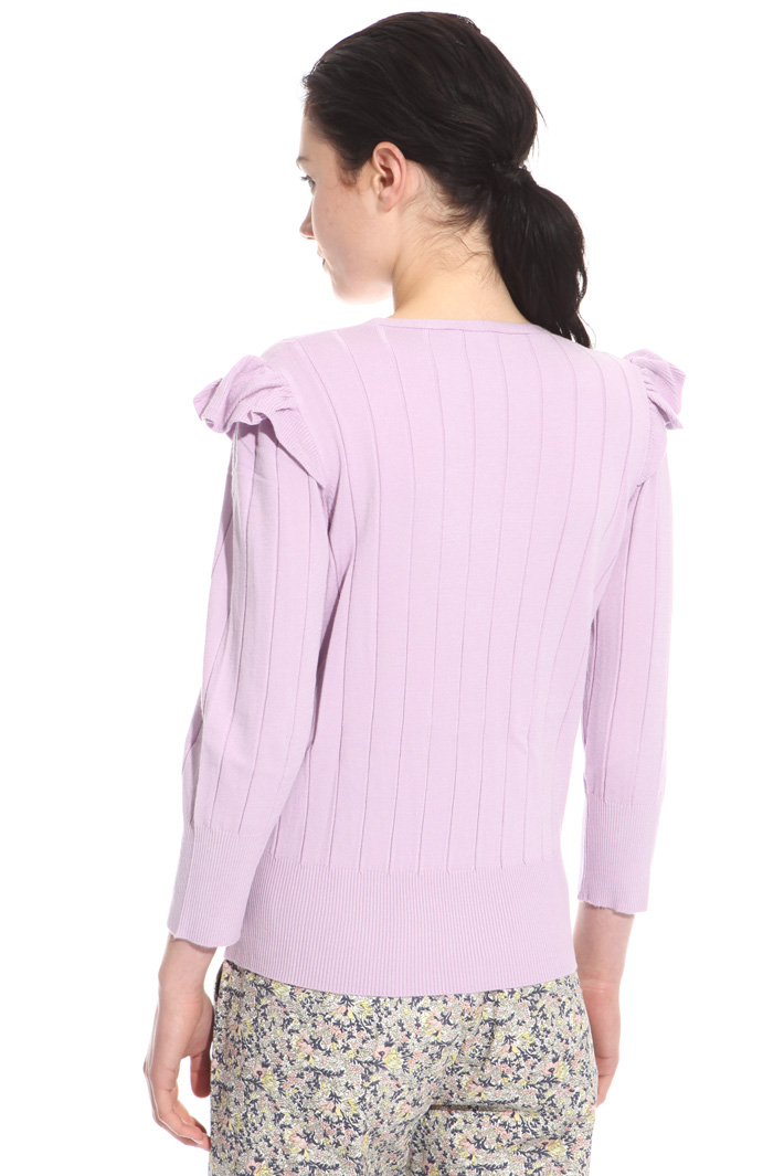 Maglia con volant sulle spalle Fashion Market Maglia con volant sulle spalle Fashion Market