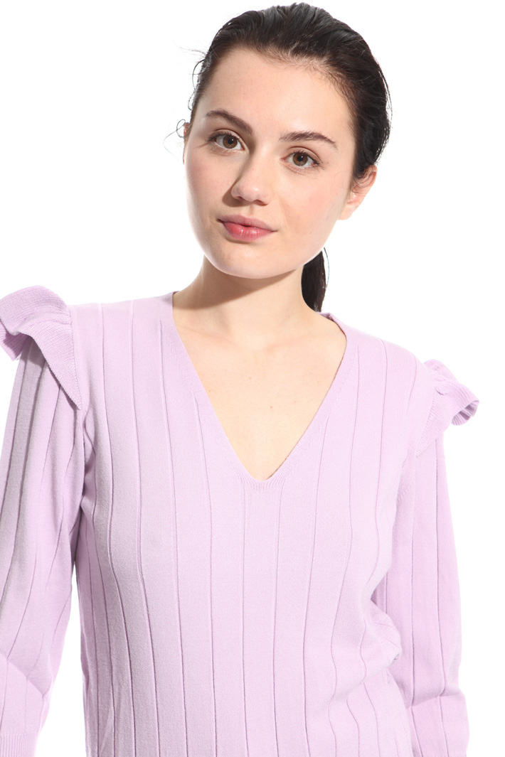 Maglia con volant sulle spalle Fashion Market Maglia con volant sulle spalle Fashion Market