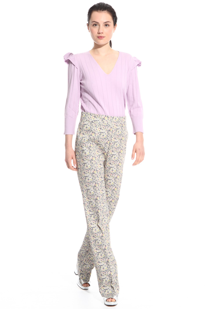 Maglia con volant sulle spalle Fashion Market Maglia con volant sulle spalle Fashion Market