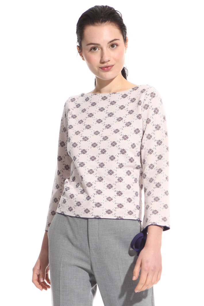 Maglia in viscosa jacquard Fashion Market Maglia in viscosa jacquard Fashion Market