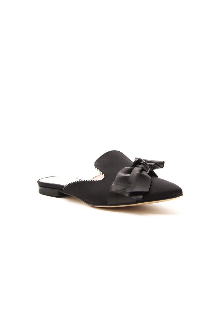 Sabot con fiocco in pelle Fashion Market Sabot con fiocco in pelle Fashion Market