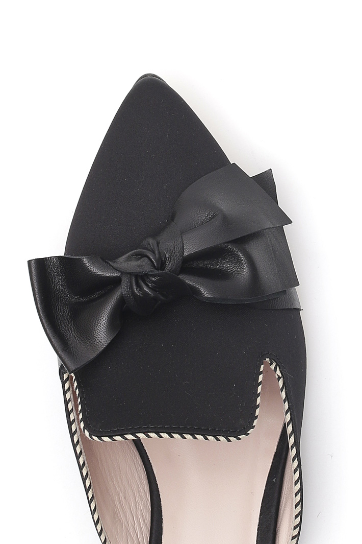 Sabot con fiocco in pelle Fashion Market Sabot con fiocco in pelle Fashion Market