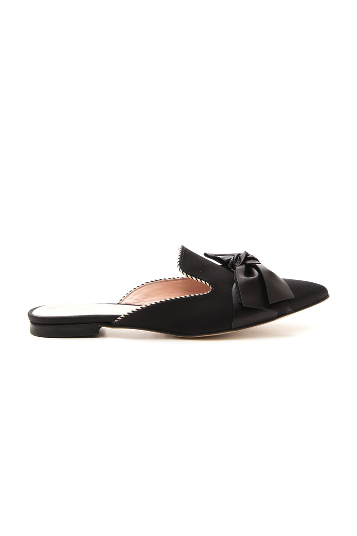 Sabot con fiocco in pelle Fashion Market Sabot con fiocco in pelle Fashion Market