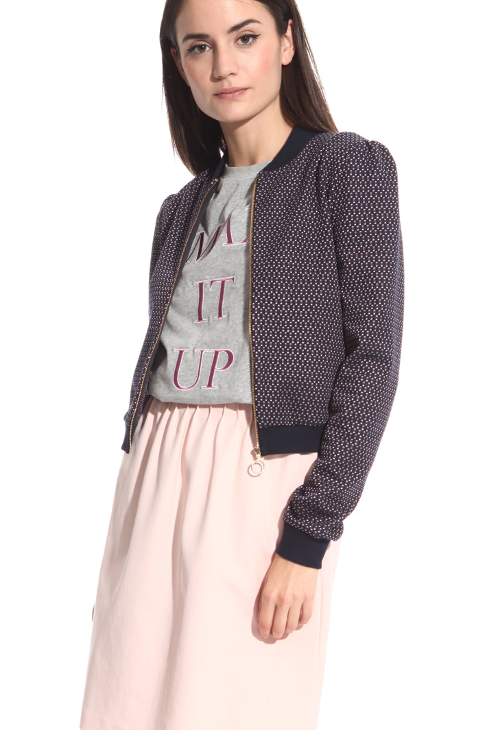 Bomber in jersey jacquard Fashion Market Bomber in jersey jacquard Fashion Market