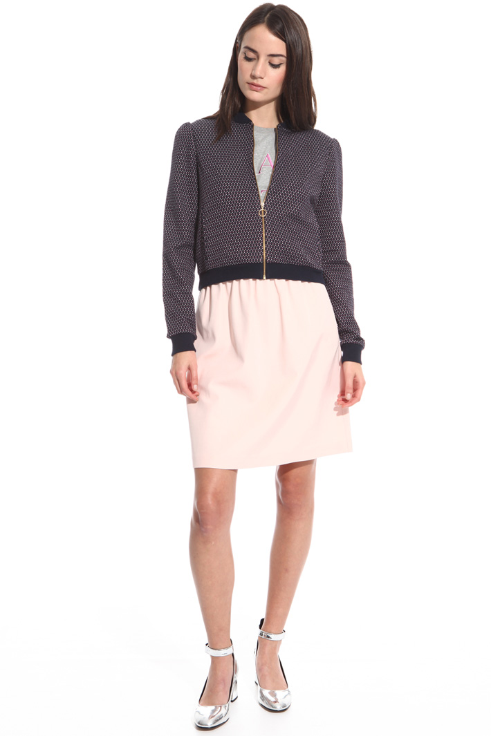 Bomber in jersey jacquard Fashion Market Bomber in jersey jacquard Fashion Market