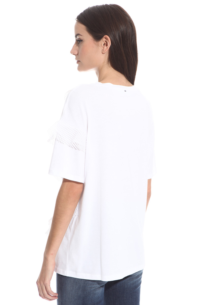 T-shirt con balze a rete Fashion Market T-shirt con balze a rete Fashion Market