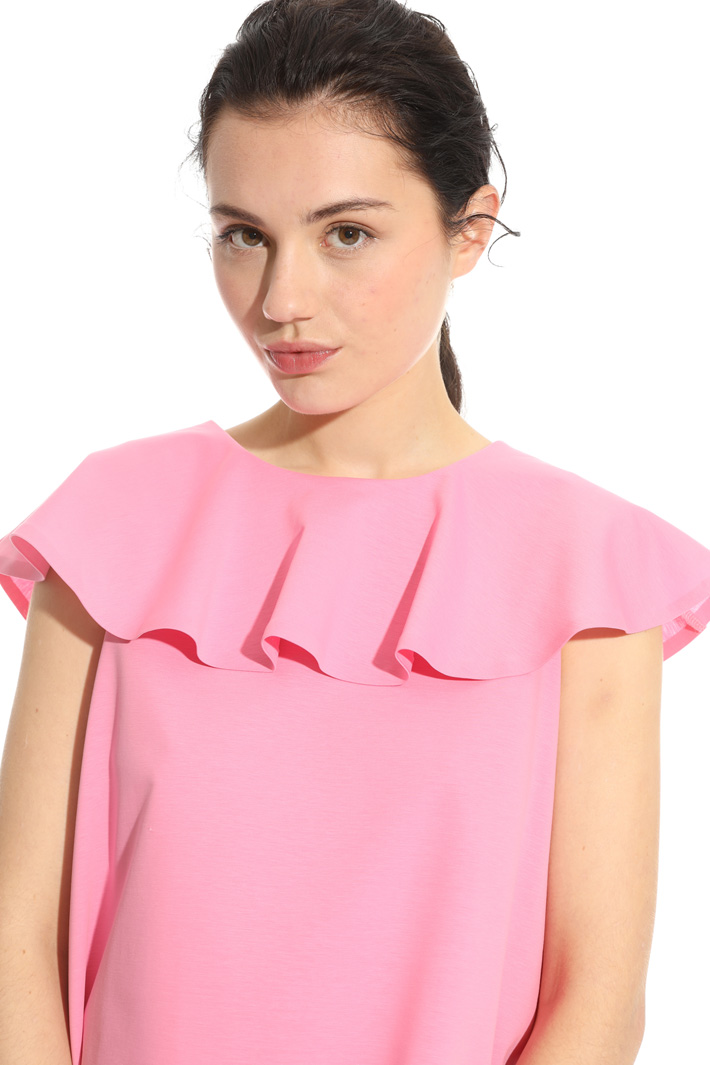 Top con maxi volant Fashion Market Top con maxi volant Fashion Market