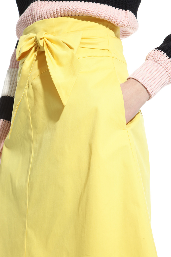 Gonna in gabardina stampata Fashion Market Gonna in gabardina stampata Fashion Market