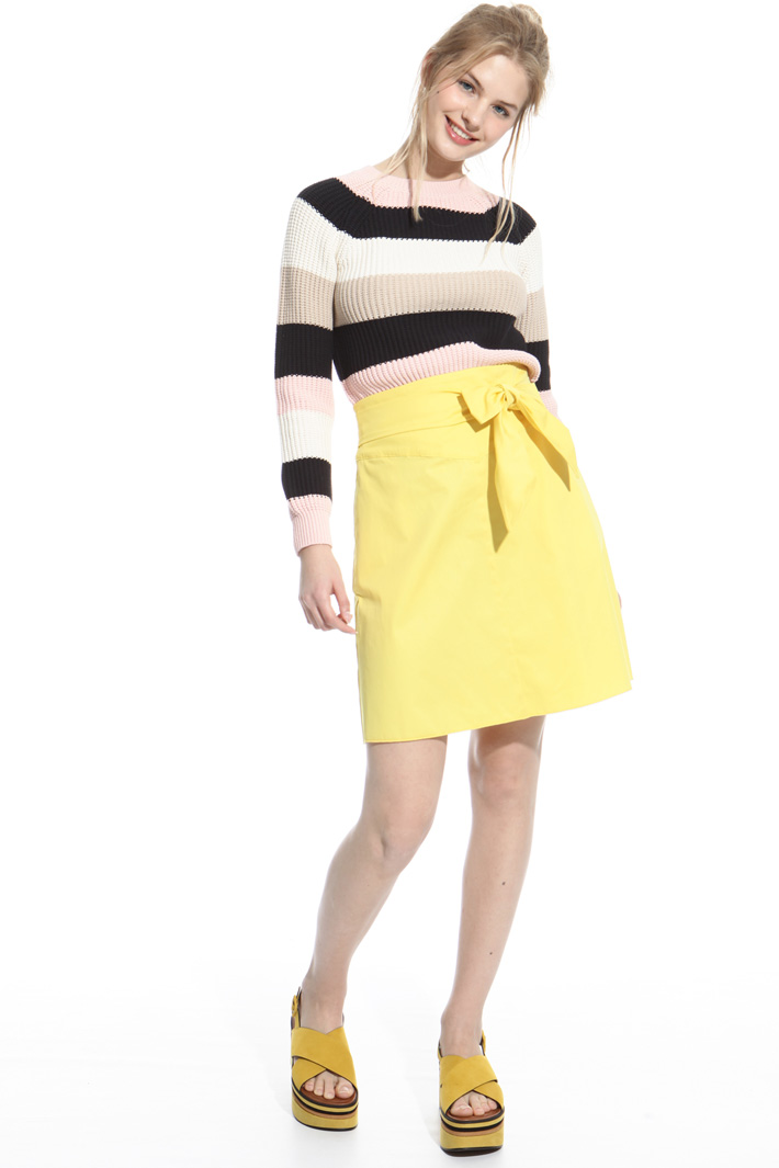 Gonna in gabardina stampata Fashion Market Gonna in gabardina stampata Fashion Market