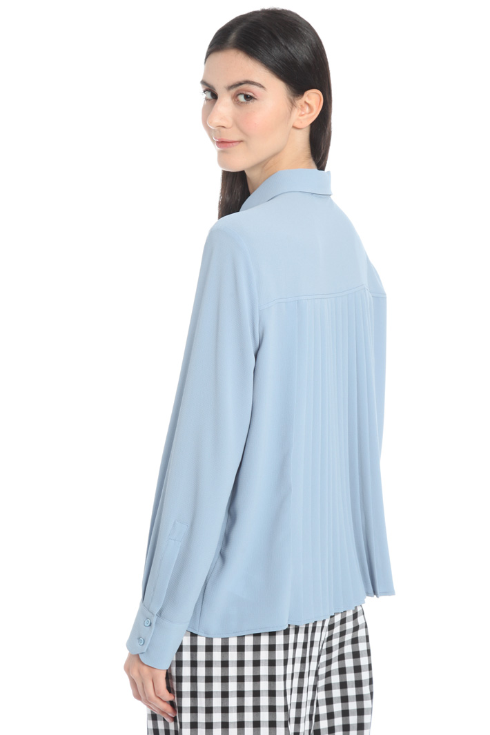 Camicia con pannello plissè Fashion Market Camicia con pannello plissè Fashion Market