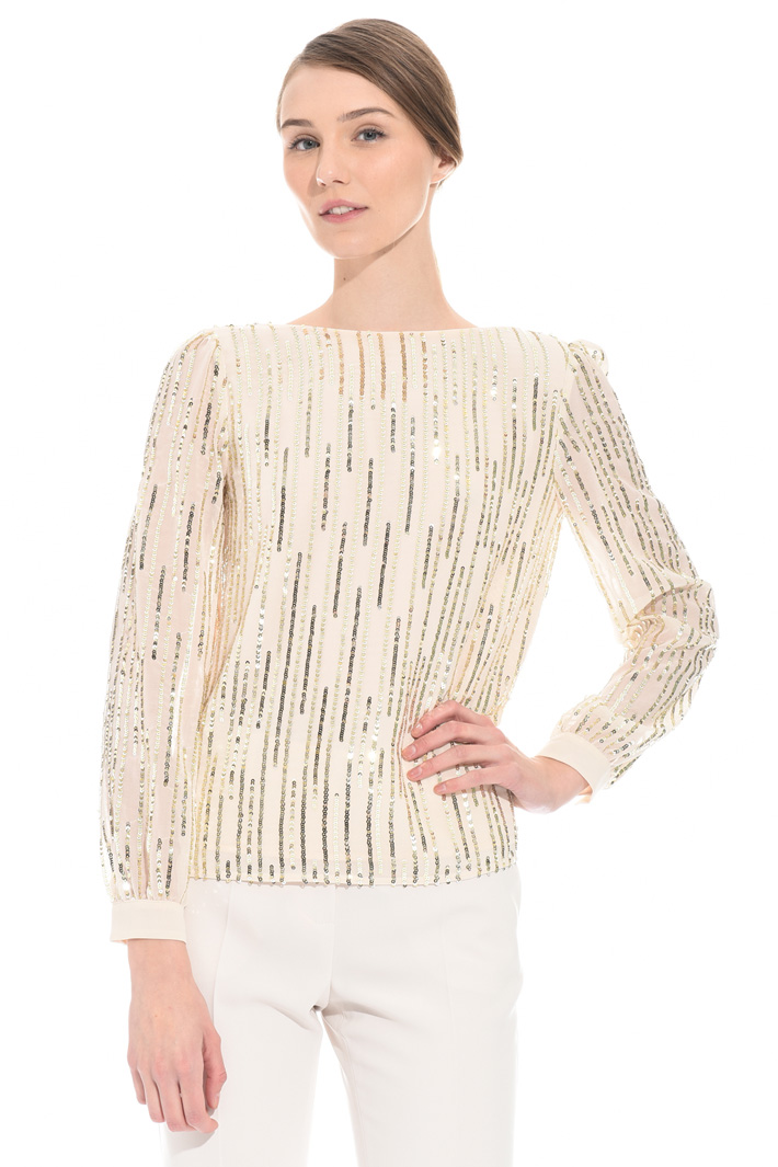 Top con paillettes Fashion Market Top con paillettes Fashion Market