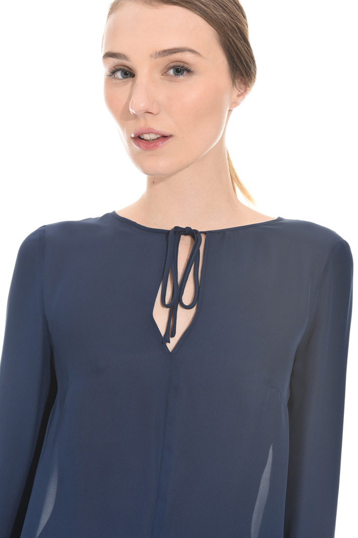 Blusa in georgette di seta Fashion Market Blusa in georgette di seta Fashion Market