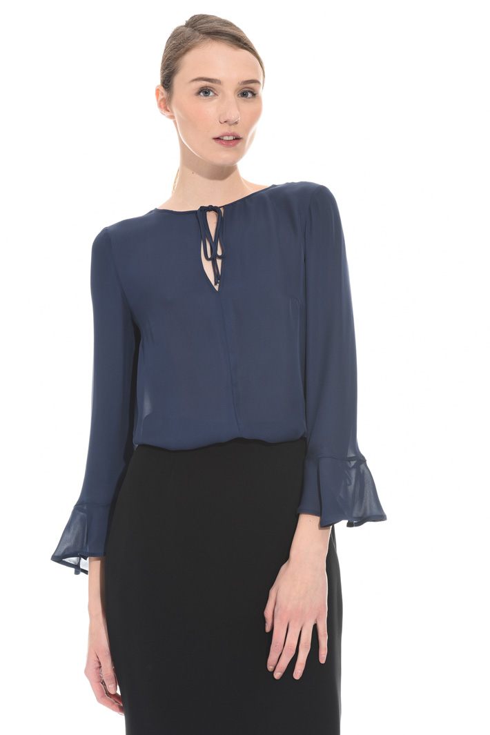 Blusa in georgette di seta Fashion Market Blusa in georgette di seta Fashion Market