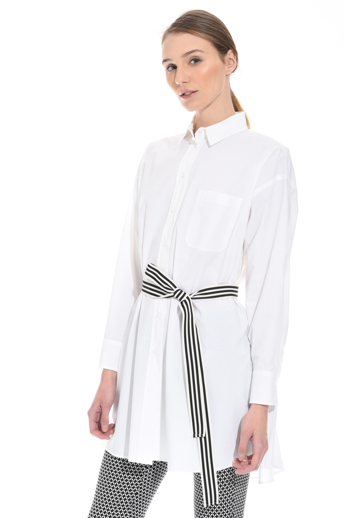 Camicia over in popeline Fashion Market Camicia over in popeline Fashion Market