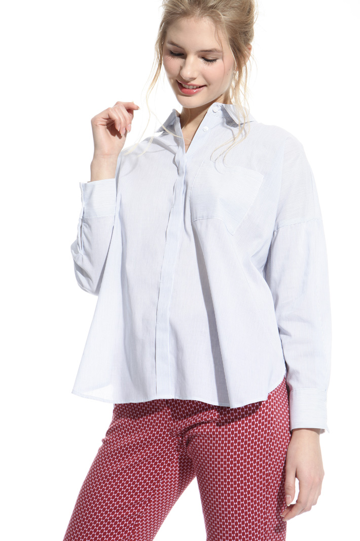 Camicia boxy in cotone Fashion Market Camicia boxy in cotone Fashion Market