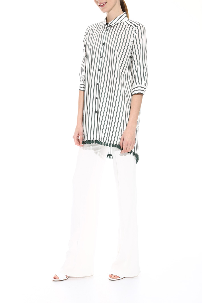 Camicia con nappine al fondo Fashion Market Camicia con nappine al fondo Fashion Market