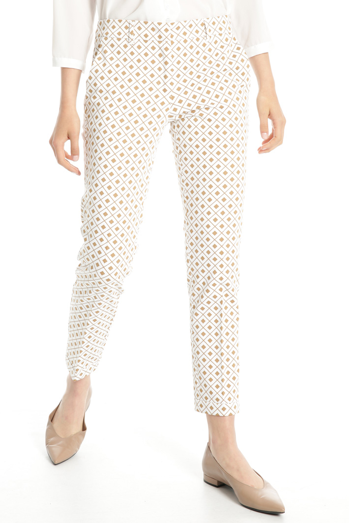 Pantalone in cotone stampato Fashion Market Pantalone in cotone stampato Fashion Market