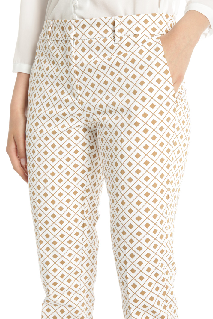 Pantalone in cotone stampato Fashion Market Pantalone in cotone stampato Fashion Market