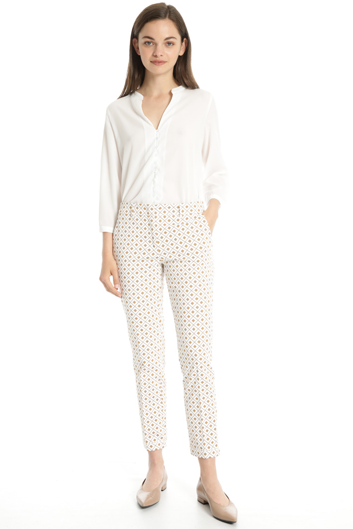 Pantalone in cotone stampato Fashion Market Pantalone in cotone stampato Fashion Market