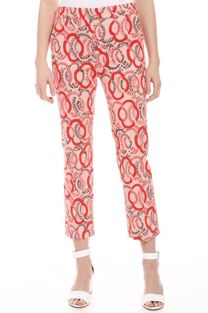 Pantalone in piquet stretch Fashion Market Pantalone in piquet stretch Fashion Market