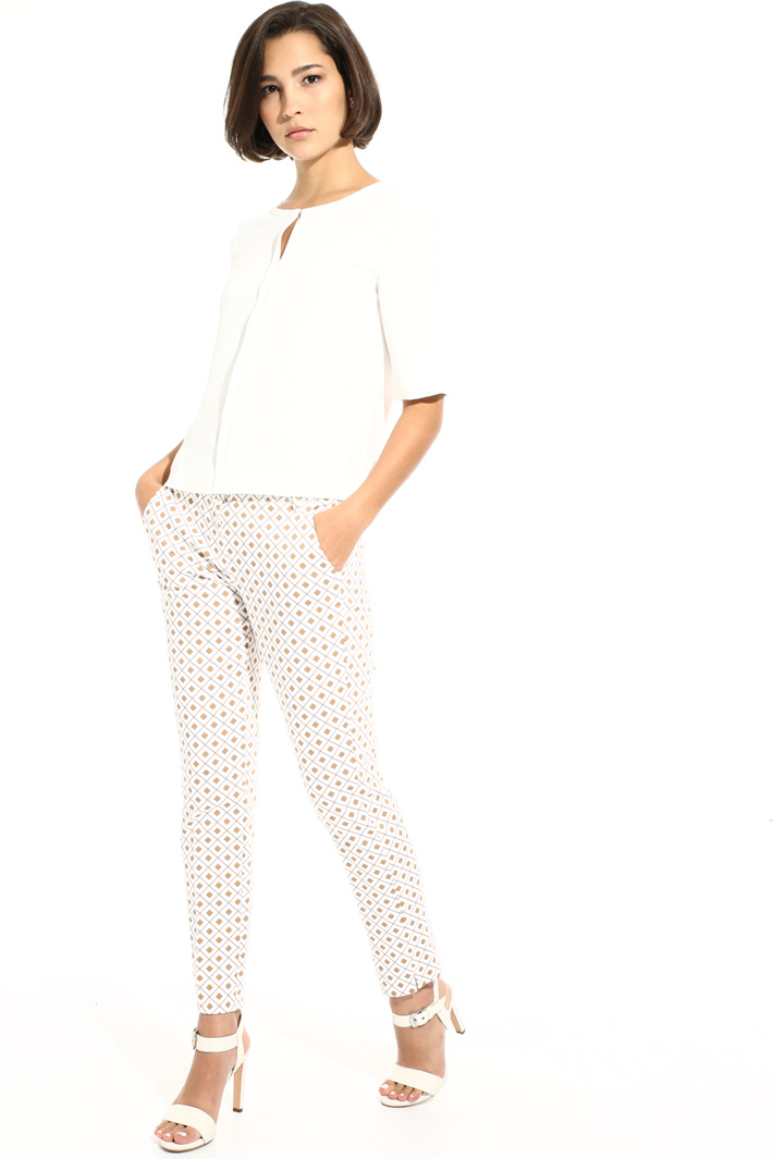 Pantalone in puro cotone Fashion Market Pantalone in puro cotone Fashion Market