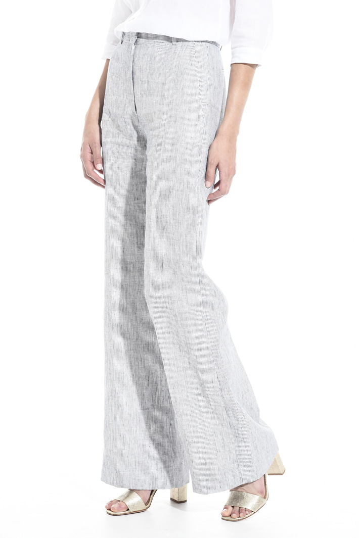 Pantalone in puro lino Fashion Market Pantalone in puro lino Fashion Market