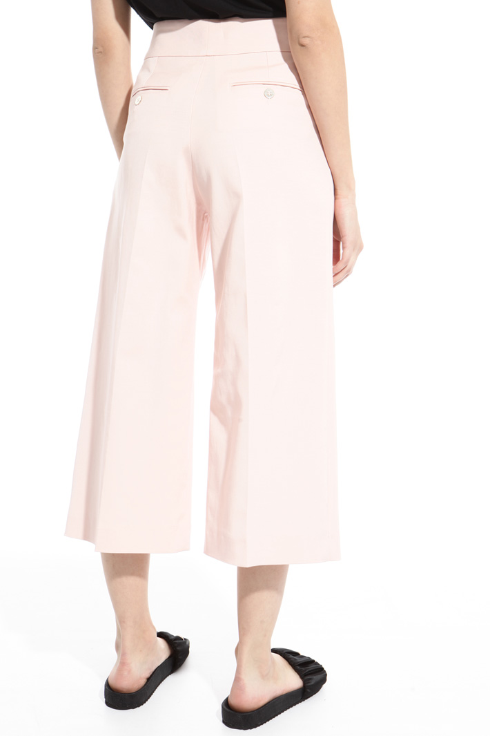 Pantalone cropped in faille Fashion Market Pantalone cropped in faille Fashion Market