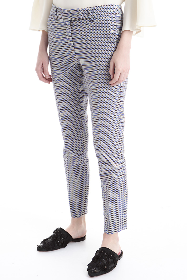 Pantalone aderente jacquard Fashion Market Pantalone aderente jacquard Fashion Market