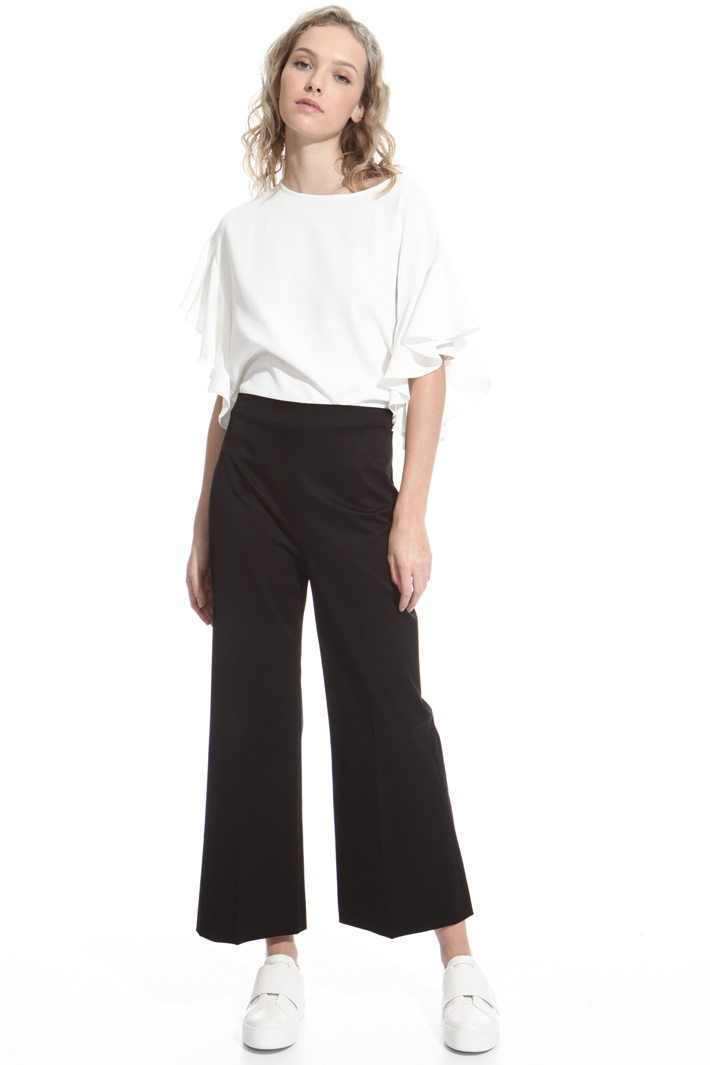 Pantalone in piquet Fashion Market Pantalone in piquet Fashion Market