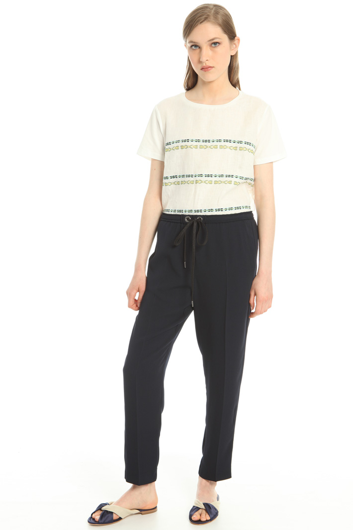 Pantalone con coulisse Fashion Market Pantalone con coulisse Fashion Market