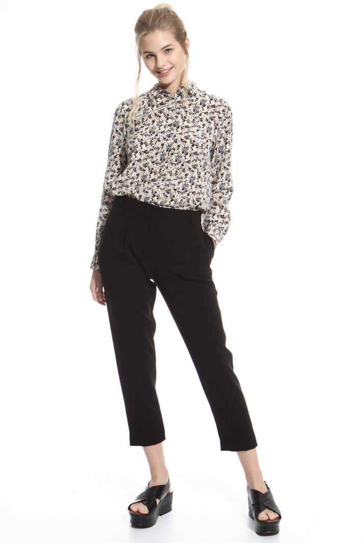 Pantalone in cady fluido Fashion Market Pantalone in cady fluido Fashion Market