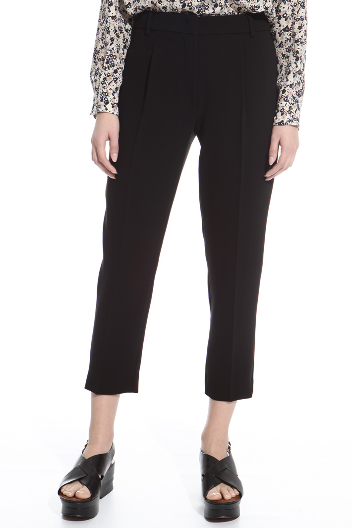 Pantalone in cady fluido Fashion Market Pantalone in cady fluido Fashion Market