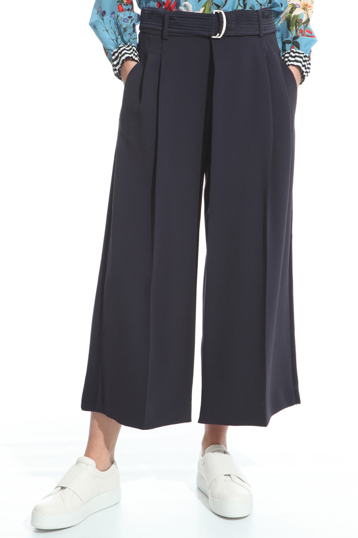 Pantalone ampio in cady fluido Fashion Market Pantalone ampio in cady fluido Fashion Market