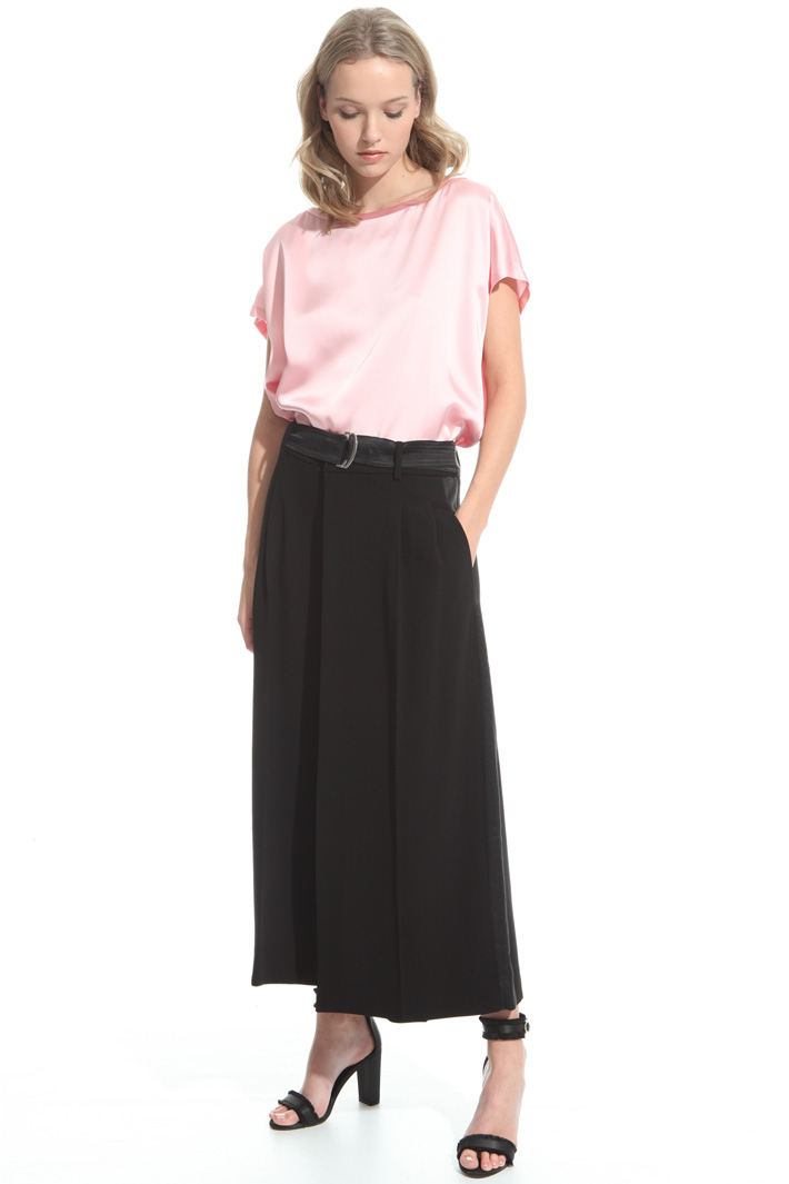 Pantalone ampio in cady fluido Fashion Market Pantalone ampio in cady fluido Fashion Market