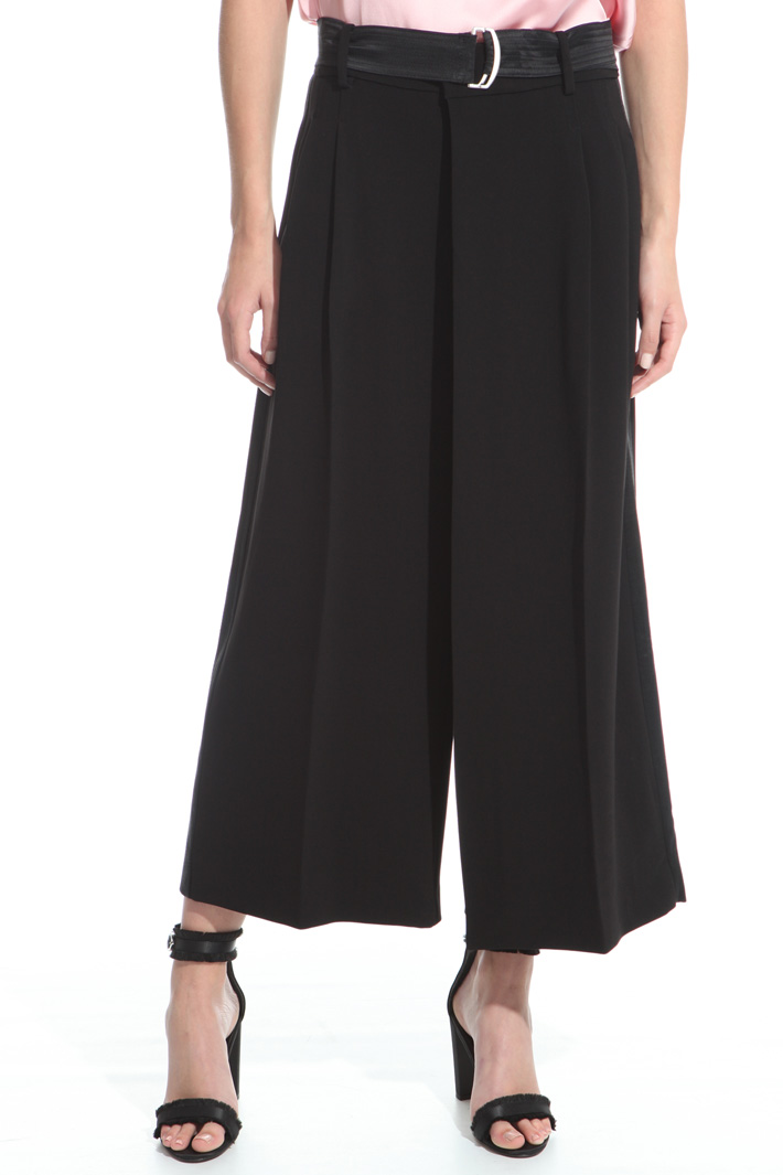 Pantalone ampio in cady fluido Fashion Market Pantalone ampio in cady fluido Fashion Market