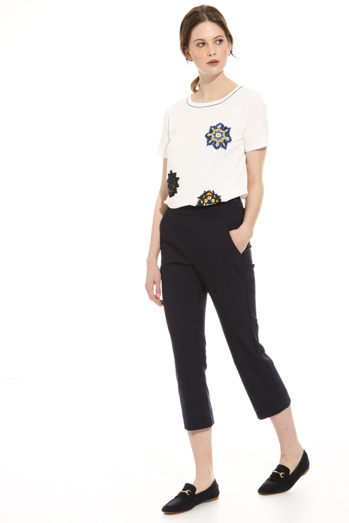 Pantalone a sigaretta cropped Fashion Market Pantalone a sigaretta cropped Fashion Market