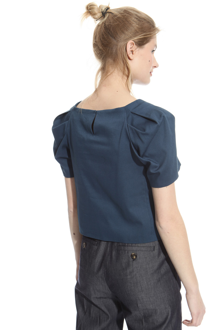 Top in piquet di cotone Fashion Market Top in piquet di cotone Fashion Market